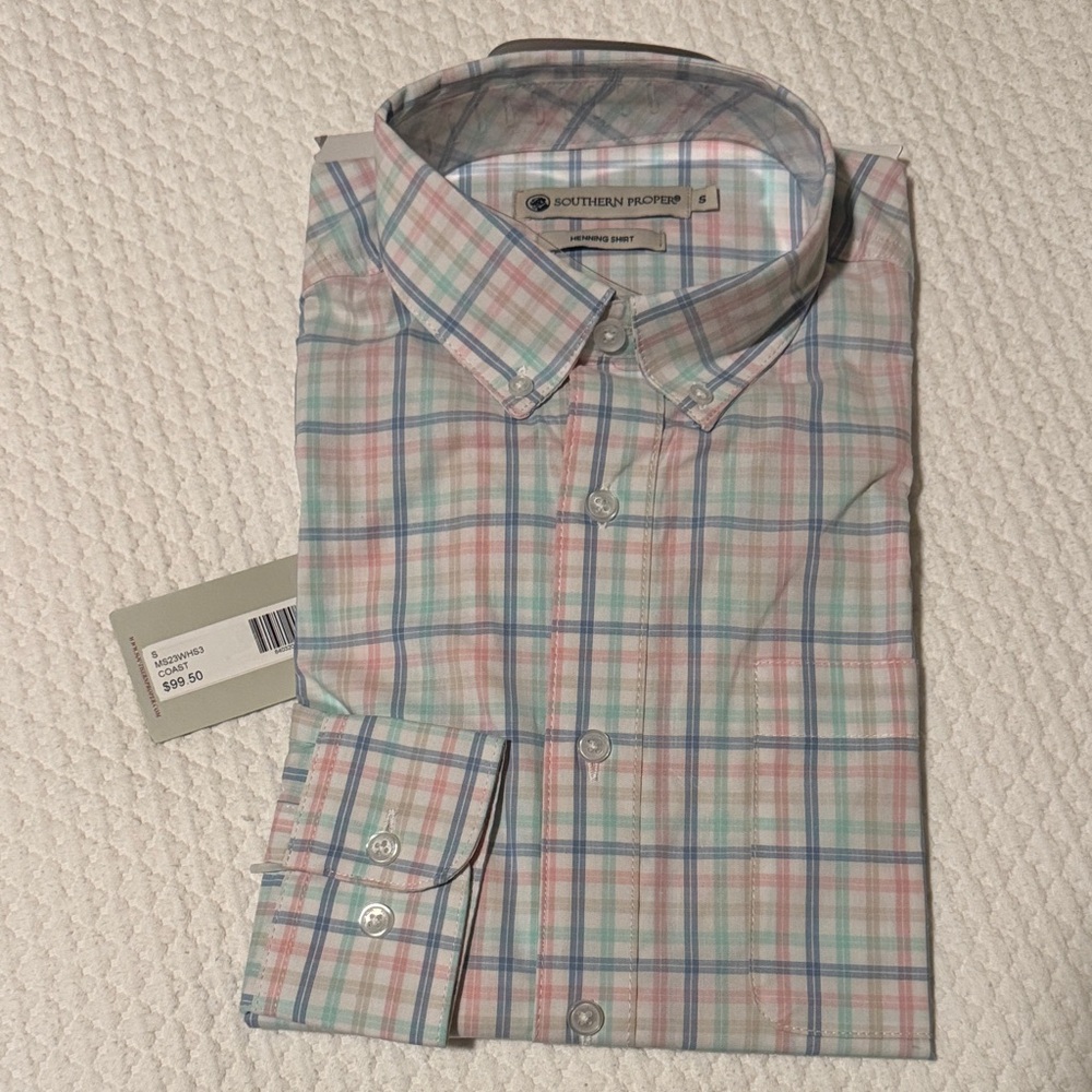 Southern Proper Henning Shirt in Coast